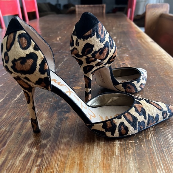 Sam Edelman Leopard Print Heels - Picture 2 of 3